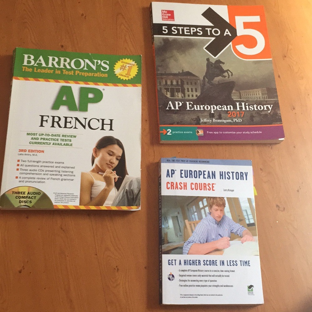 AP Review Books.